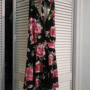 Express floral halter romper